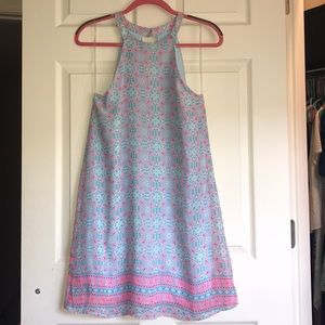 Floral Print Halter Dress